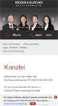 Mobile Screenshot of krueger-blaschke.de